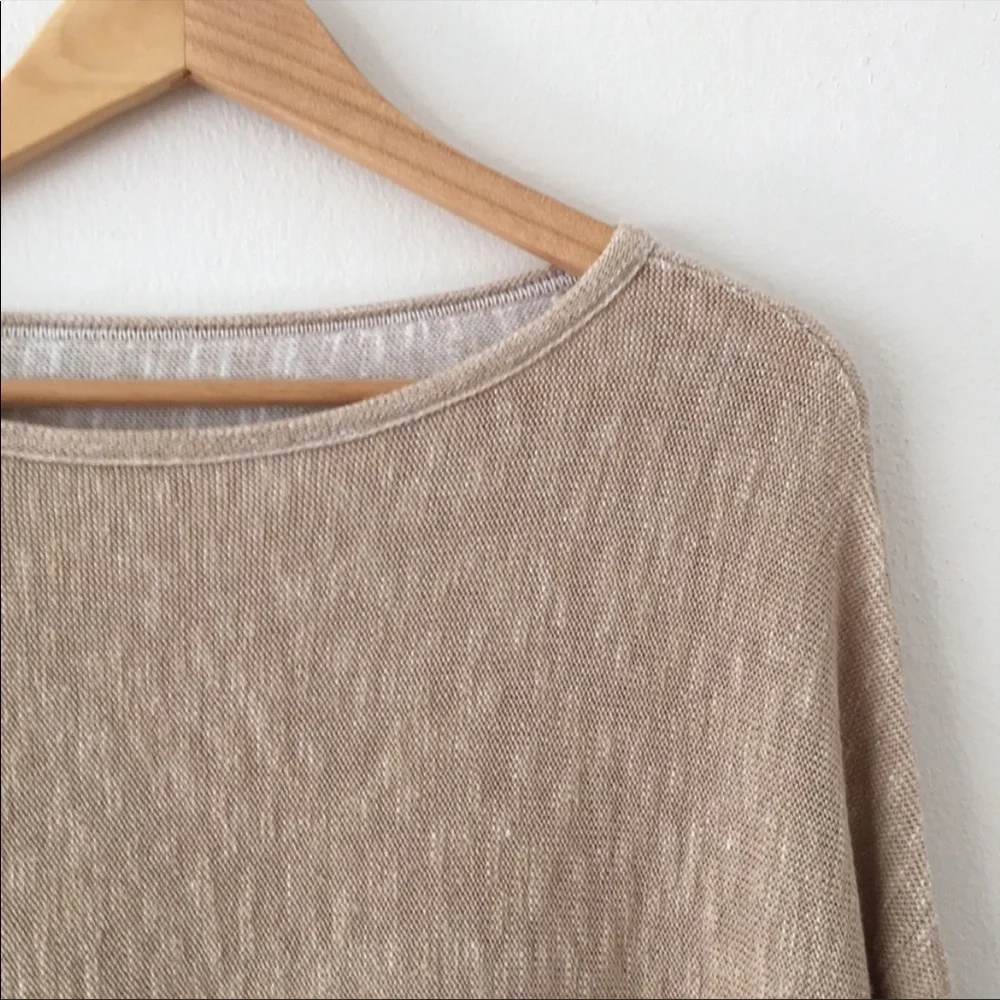 Organic Eileen Fisher Bateau Top - Picture 2 of 6